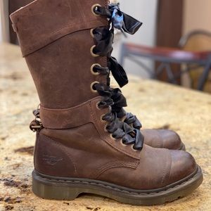 Dr. Martens 1914 Triumph Brown Fold Over Boots